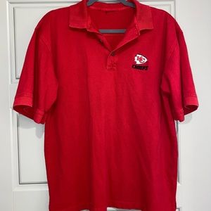 Vintage Textured Knit Kansas City Chiefs Polo